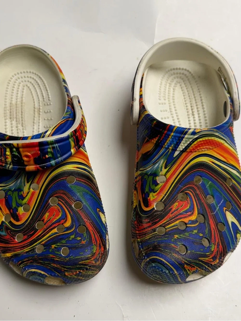 CROCS Kids Slip-On Clog in Multicolor Swirl